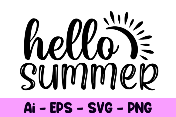 Hello Summer T-shirt Svg Review: A Versatile Design for Real Projects