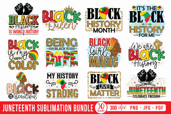 Juneteenth Sublimation Bundle
