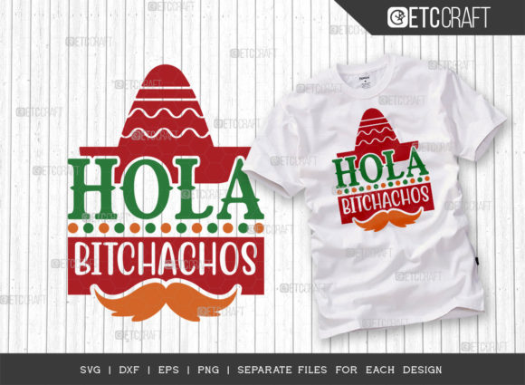 Review of Hola Bitchachos SVG Cut File for Real Embroidery Projects