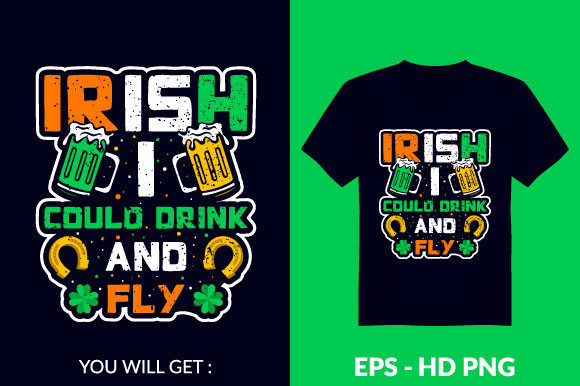 St Patrick’s Day T-shirt Design V5 Review for Real Projects